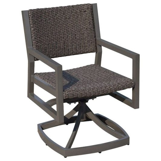 Courtyard Casual Outdoor Dining Chairs Courtyard Casual - Venice 2 Swivel Spring Dining Chairs | 5195