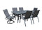 Courtyard Casual Outdoor Dining Set Courtyard Casual - Santa Fe 7 pc Mixed 72" Rectangle Dining Set | 5394