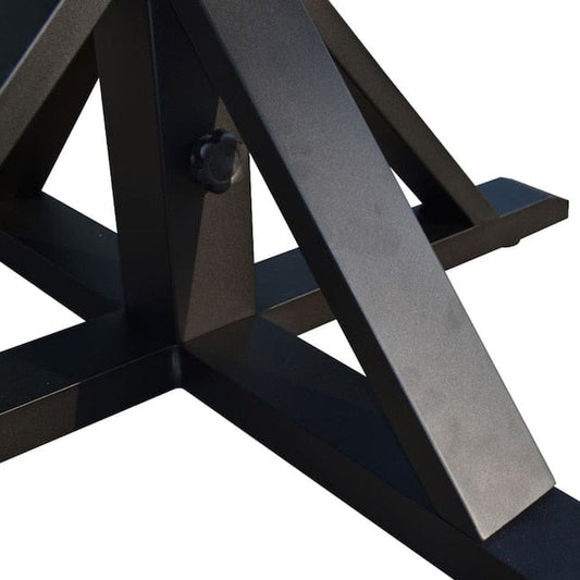 Courtyard Casual Outdoor Dining Set Courtyard Casual - Santorini 5 Piece 48" Round Table with 4 Padded Sling Chairs Dining Set | 5345