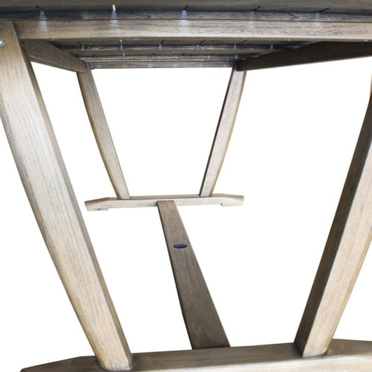 Courtyard Casual Outdoor Dining Table Courtyard Casual - Avalon FSC Teak 84" Rectangle Dining Table with Umbrella Hole | 5368