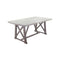 Courtyard Casual Outdoor Dining Table Courtyard Casual - Driftwood Gray Teak Surf Side Outdoor Dining Table | 5010
