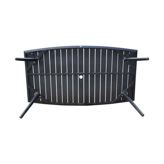 Courtyard Casual Outdoor Dining Table Courtyard Casual - Osborne Black Aluminum Outdoor Dining Table | 5087