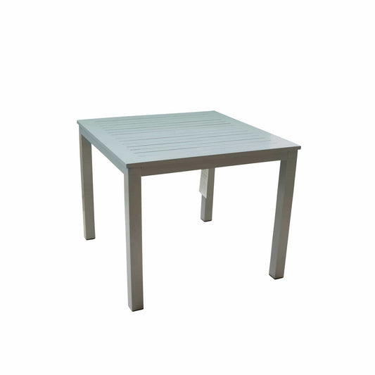 Courtyard Casual Outdoor Dining Table Courtyard Casual - Skyline Grey Aluminum Outdoor Square Dining Table | 5077