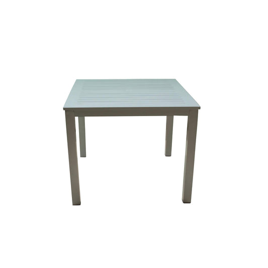 Courtyard Casual Outdoor Dining Table Courtyard Casual - Skyline Grey Aluminum Outdoor Square Dining Table | 5077