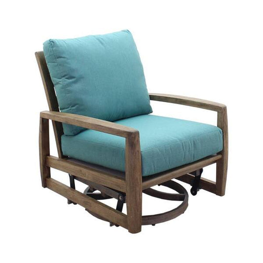 Courtyard Casual Outdoor Lounge Chair Courtyard Casual - Avalon FSC Teak Swivel Glider | 5357
