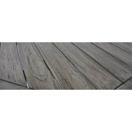 Courtyard Casual Outdoor Side Table Courtyard Casual - Driftwood Gray Teak Surf Side Outdoor Side Table | 5016