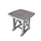 Courtyard Casual Outdoor Side Table Courtyard Casual - Driftwood Gray Teak Surf Side Outdoor Side Table | 5016