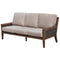 Courtyard Casual Outdoor Sofa Courtyard Casual - Bermuda FSC Teak Sofa | 5192