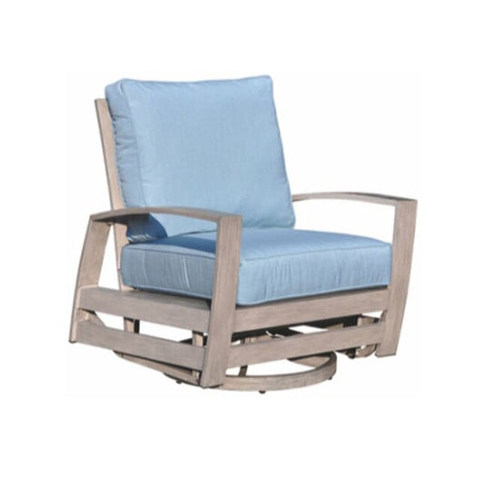 Courtyard Casual Outdoor Sofa Courtyard Casual - Cabo Motion 4 Piece Sofa Coffee Table Set with 1 Sofa, 1 Coffee Table and 2 Swivel Gliders with Sunbrella Cushions | 5280