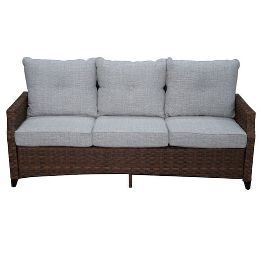 Courtyard Casual Outdoor Sofa Courtyard Casual - Costa Mesa 5 Piece Sofa Set - Brown | 5239