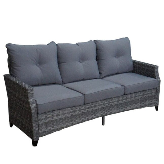 Courtyard Casual Outdoor Sofa Courtyard Casual - Costa Mesa 5 Piece Sofa Set - Gray Mix | 5233
