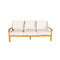 Courtyard Casual Outdoor Sofa Courtyard Casual - Natural Teak Heritage Outdoor Teak Sofa | 5028