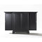 Crosley Furniture Bar Black Crosely Furniture - Lafayette Expandable Bar Cabinet Black/Mahogany - KF40001BBK/MA