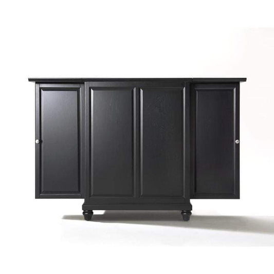 Crosley Furniture Bar Crosely Furniture - Cambridge Expandable Bar Cabinet Black/Mahogany - KF40001DBK/MA