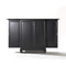 Crosley Furniture Bar Crosely Furniture - Cambridge Expandable Bar Cabinet Black/Mahogany - KF40001DBK/MA