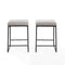 Crosley Furniture Bar Gray Crosely Furniture - Beckett 2Pc Counter Stool Set Gray/Navy - 2 Stools - CF501824-XX