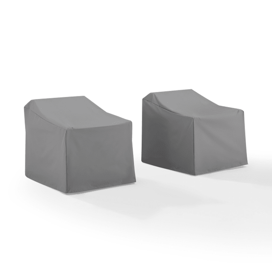 Crosley Furniture Crosely Outdoor Furniture Covers Crosely Furniture - 2Pc Furniture Cover Set Gray/Tan - 2 Chairs - MO75002-XX