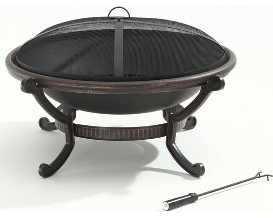 Crosley Furniture Firepits Crosely Furniture - Ashland Firepit Black - CO9003A-BK - Black