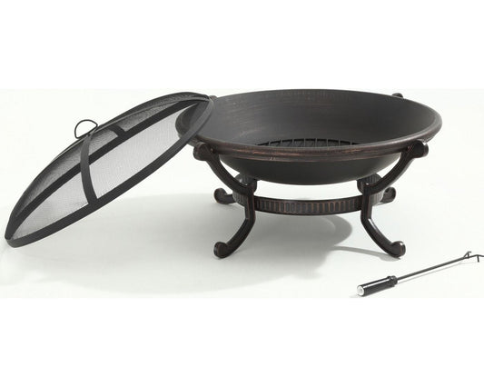 Crosley Furniture Firepits Crosely Furniture - Ashland Firepit Black - CO9003A-BK - Black