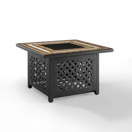 Crosley Furniture Firepits Crosely Furniture - Tucson Fire Table Brown - CO9011-BR - Brown