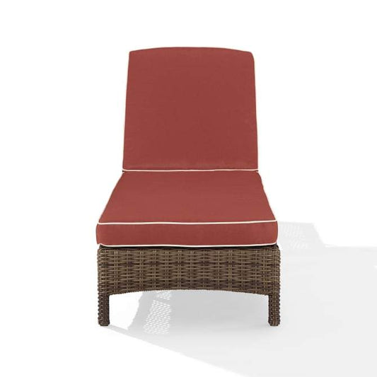 Crosley Furniture Patio Chaise Lounges Crosely Furniture - Bradenton Outdoor Wicker Chaise Lounge Include Color - KO70070XX-XX