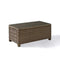 Crosley Furniture Patio Coffee Tables Weathered Brown Crosely Furniture - Bradenton Outdoor Wicker Coffee Table Gray/Weathered Brown - CO7208-XX