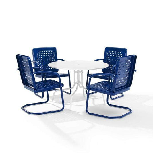 Crosley Furniture Patio Dining Sets Crosely Furniture - Bates 5Pc Outdoor Metal Dining Set - Include Color - Dining Table & 4 Armchairs - KO10017XX