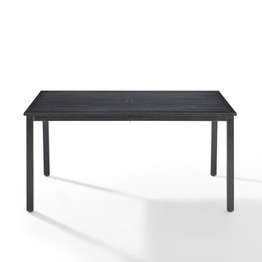 Crosley Furniture Patio Dining Tables Crosely Furniture - Kaplan Outdoor Metal Dining Table Oil Rubbed Bronze - CO6215-BZ - Oil Rubbed Bronze