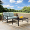 Crosley Furniture Patio Loveseat Sets Crosely Furniture - Kaplan 2Pc Outdoor Metal Conversation Set Include Color/Oil Rubbed Bronze - Loveseat & Coffee Table - KO60010BZ-XX