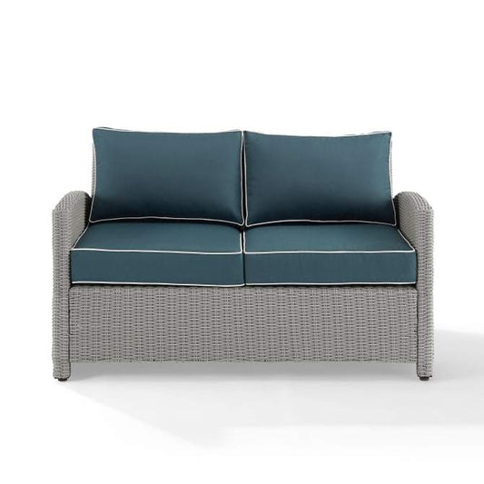 Crosley Furniture Patio Loveseats Crosely Furniture - Bradenton Outdoor Wicker Loveseat Include Color/Gray - KO70022GY-XX