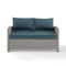 Crosley Furniture Patio Loveseats Crosely Furniture - Bradenton Outdoor Wicker Loveseat Include Color/Gray - KO70022GY-XX