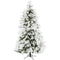 Christmas Time - 6.5-Ft. Frosted Fir Snowy Artificial Christmas Tree