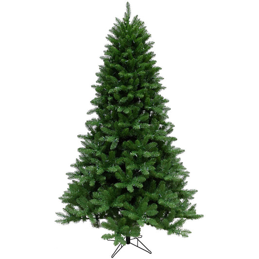 Christmas Time - 6.5-Ft. Greenland Pine Artificial Christmas Tree with Clear LED String Lighting