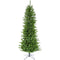 Christmas Time - 6.5-Ft Winter Wonderland Slim Green Christmas Tree with Metal Base