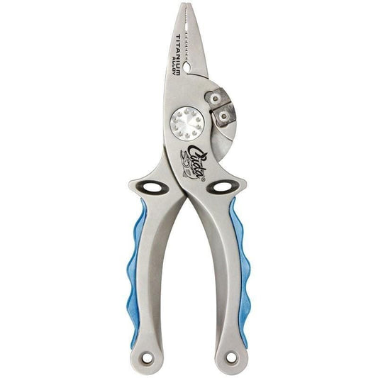 Cuda Fishing : Accessories Cuda 7.25 Inch Titanium Alloy Pliers w-Sheath and Lanyard