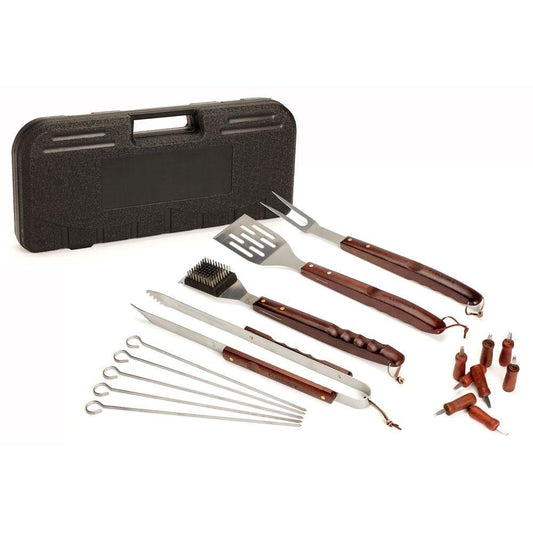 Cuisinart Cuisinart 18-Piece Wooden Handle Grilling Set