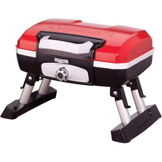 Cuisinart Cuisinart Petit Gourmet Portable Tabletop Outdoor LP Gas Grill in Red/Black