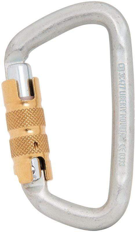 CYPHER Work & Rescue > Carabiners Steel Modified D Key Three Stage Lock CYPHER - HARD STEEL MODIFIED D KEY LOCK