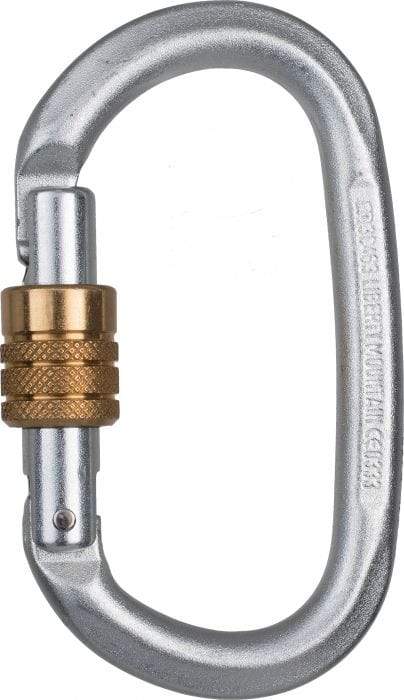 CYPHER Work & Rescue > Liberty Mountain Carabiners Key Oval Screw Gate CYPHER - STEEL HEAVYDUTYKEY OVAL
