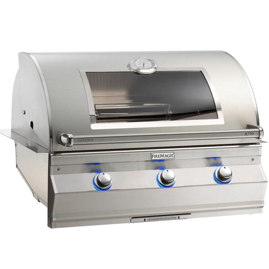 Fire Magic - 36-Inch Built-In Natural Gas Grill With One Infrared Burner, Natural Gas, Propane | A790I-7LAN-W