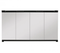 Dimplex Fireboxes & Firebox Accessories Dimplex Black Single Pane Bi-Fold Look Glass Door for BF45DXP Firebox - BFDOOR45BLKSM