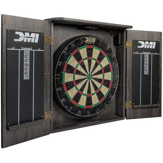 DMI Sports Darting DMI SPORTS Paris Lighted Bristle Dartboard Cabinet Set - D4400W