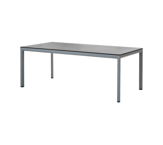 Cane-Line - Drop dining table base, 78.8x39.4 inches, Aluminium - 50406