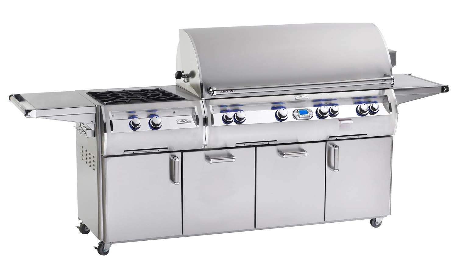 Fire Magic Aurora A830s 46-Inch Built-In Gas & Charcoal Combo Grill With  Analog Thermometer