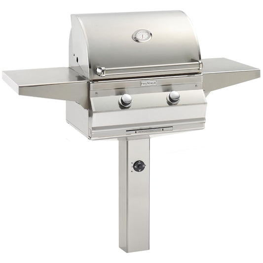 Fire Magic - 24-Inch Grill With Analog Thermometer - Natural Gas / Propane - C430S-RT1X-G6