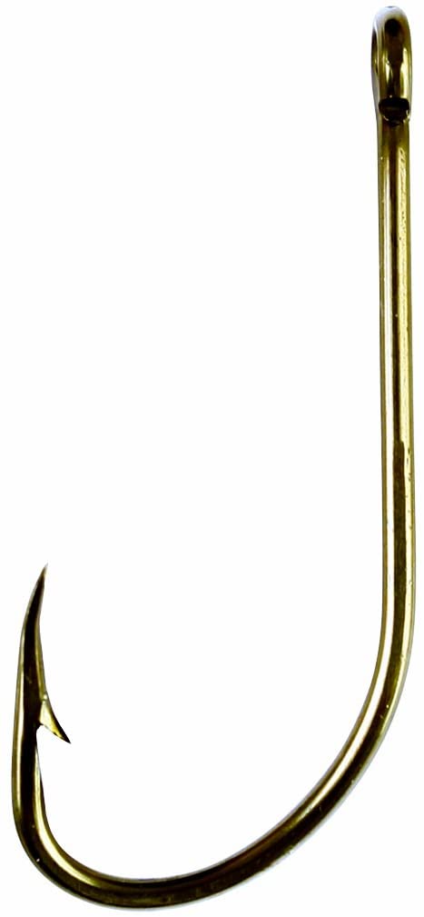 Eagle Claw Fishing : Hooks, Baitholder Eagle Claw Bronz Plain Shank Hook 10Pk Size1/0