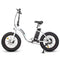 Ecotric E-Bikes Ecotric White Portable And Folding Fat Bike Model Dolphin