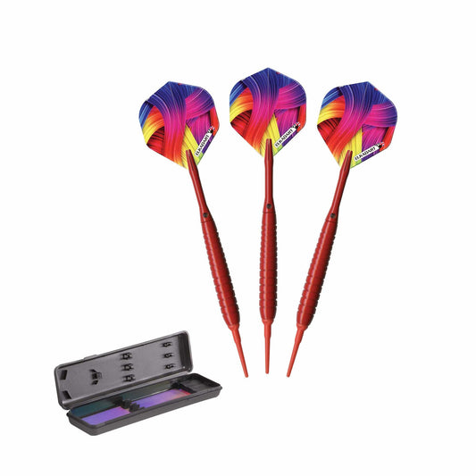 Elkadart Darts Red / Alloy Elkadart Neon Red Soft Tip Darts 18 Grams