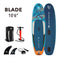 Aqua Marina - Blade - Windsurf iSUP 3.2m/12cm with surf leash (Sail Rig excluded) | BT-22BL