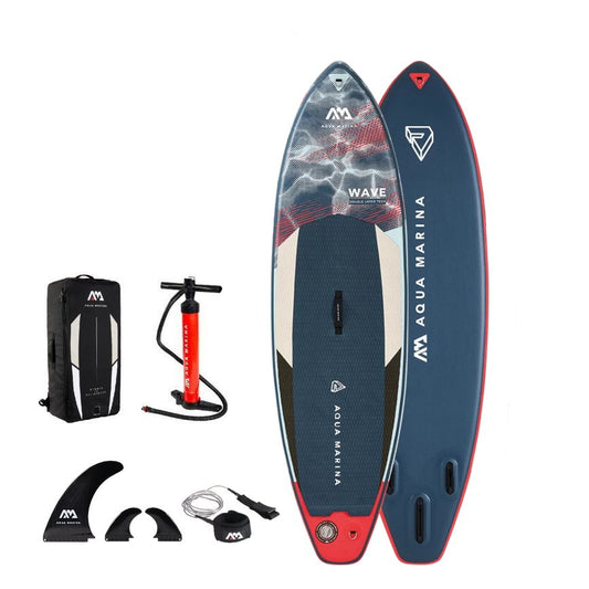 Aqua Marina - Wave - Surf iSUP, 2.65m/10cm, with surf leash | BT-22WA